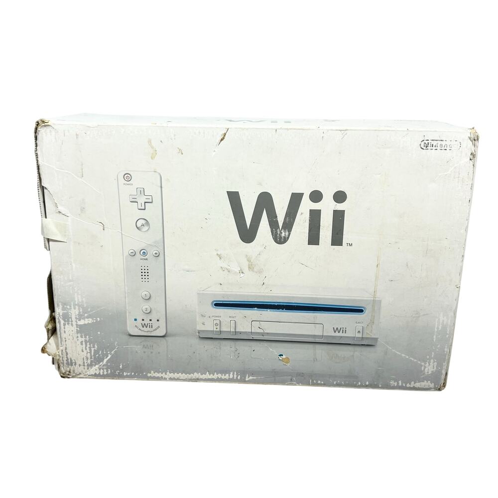 Nintendo Wii White Console Bundle Lot RVL-101 Tested Cords Controllers Box - Picture 13 of 14